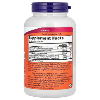 NOW Foods, Buffered C-1000 Complex, Tablets
