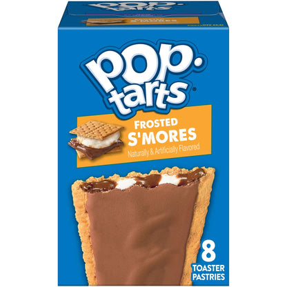 (3 pack) Pop-Tarts Frosted S'mores Toaster Pastries, Breakfast Foods, Shelf-Stable, 13.5 oz (8 Count)