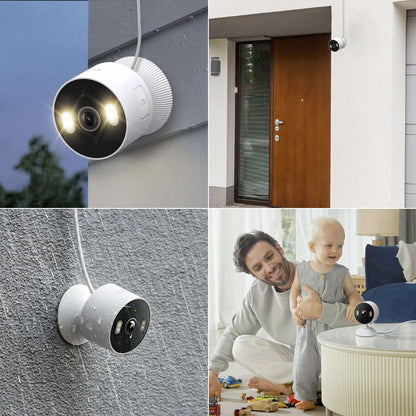 TP-Link Tapo TCW61 Indoor/Outdoor HD Security Camera with Color Night Vision, Free Smart AI Detection, No Subscription Needed, 2-Way Audio, Local Storage, Alexa & Google Home Compatible