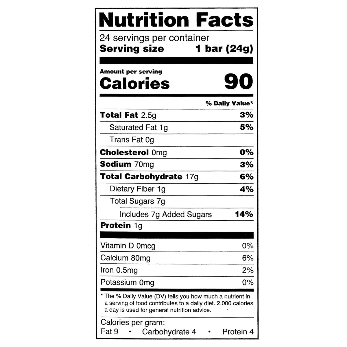 Great Value Chocolate Chip Chewy Granola Bars, Value Pack, 20.3 oz, 24 Count
