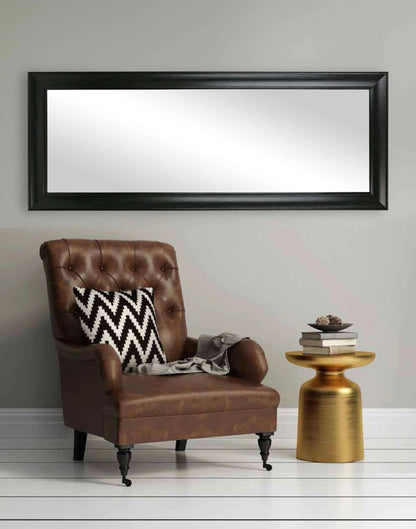 Better Homes & Gardens 27x70 Black Rectangle Large Full-Length Floor Mirror for Bedroom or Entryway