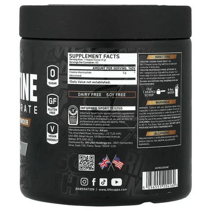 ABE, Creatine Monohydrate, Micronized Powder, Blue Raspberry, 10.58 oz (300 g)
