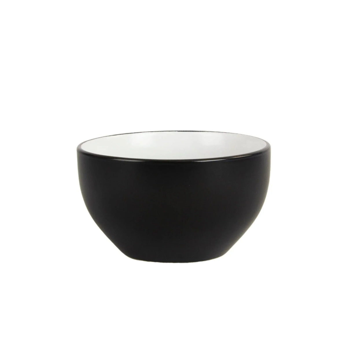 10 Strawberry Street 16-Piece Two Tone Coupe Dinnerware Set - Black/White