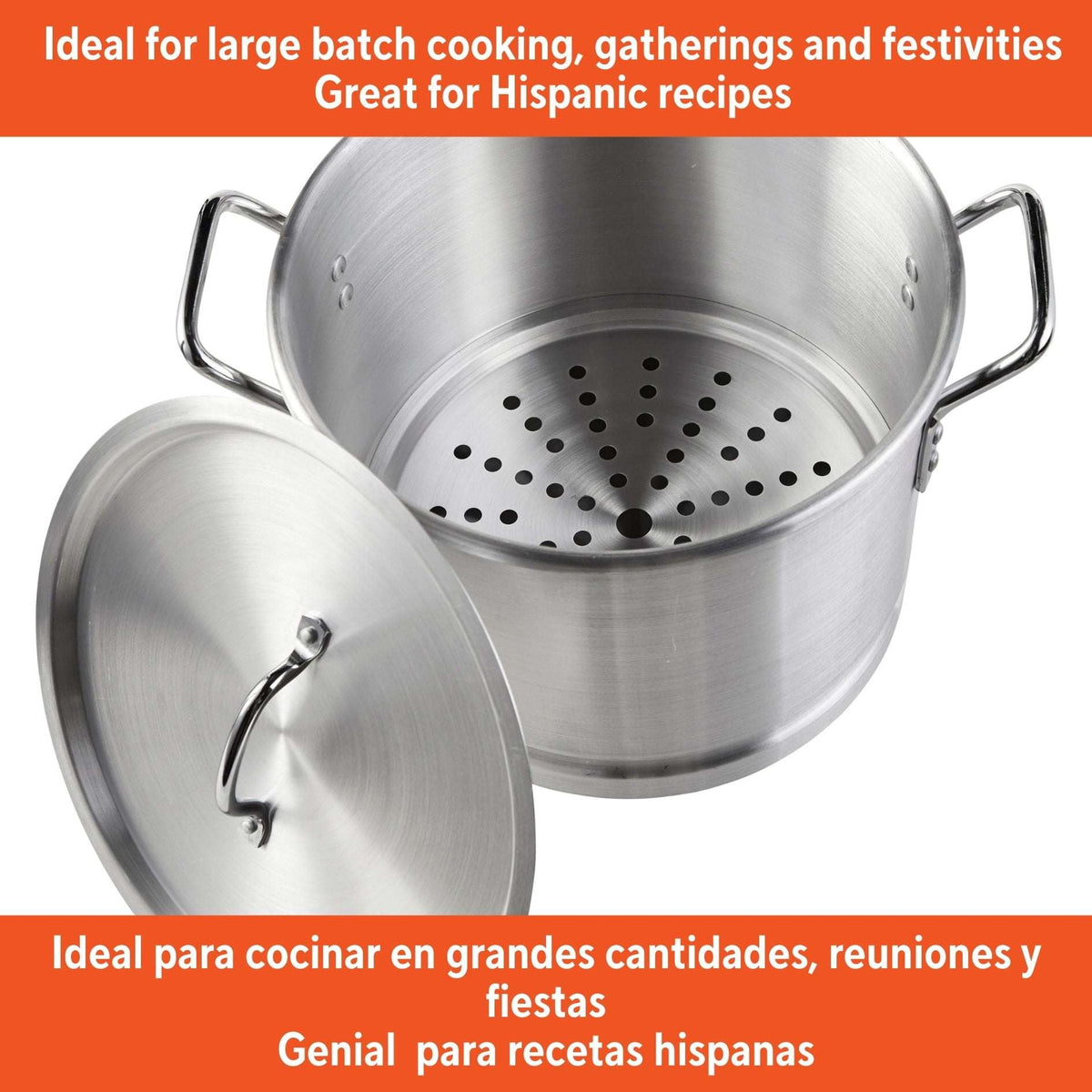 IMUSA 32qt Aluminum Steamer