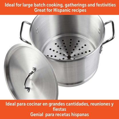 IMUSA 32qt Aluminum Steamer
