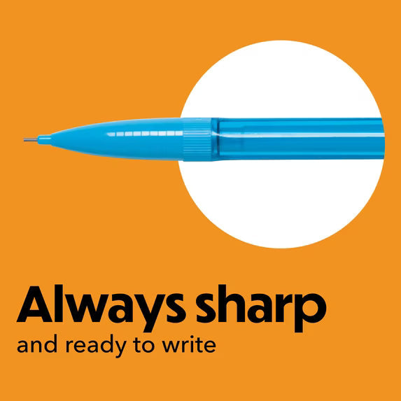 BIC Xtra Smooth Bright Mechanical Pencils, No. 2, High School Supplies, 0.7 mm, 40-Count