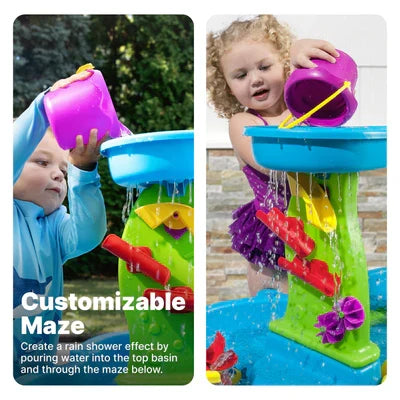 Rain Showers Splash Pond Water Table with Cover
