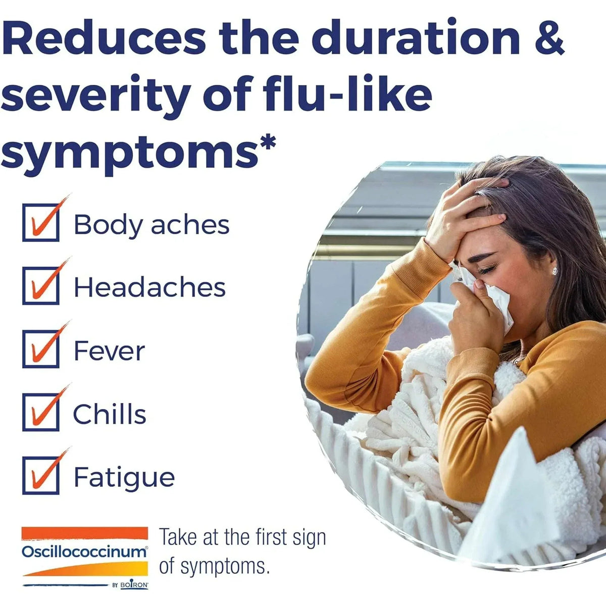 Boiron Oscillococcinum Homeopathic Medicine for Flu-Like Symptoms, 12 Count
