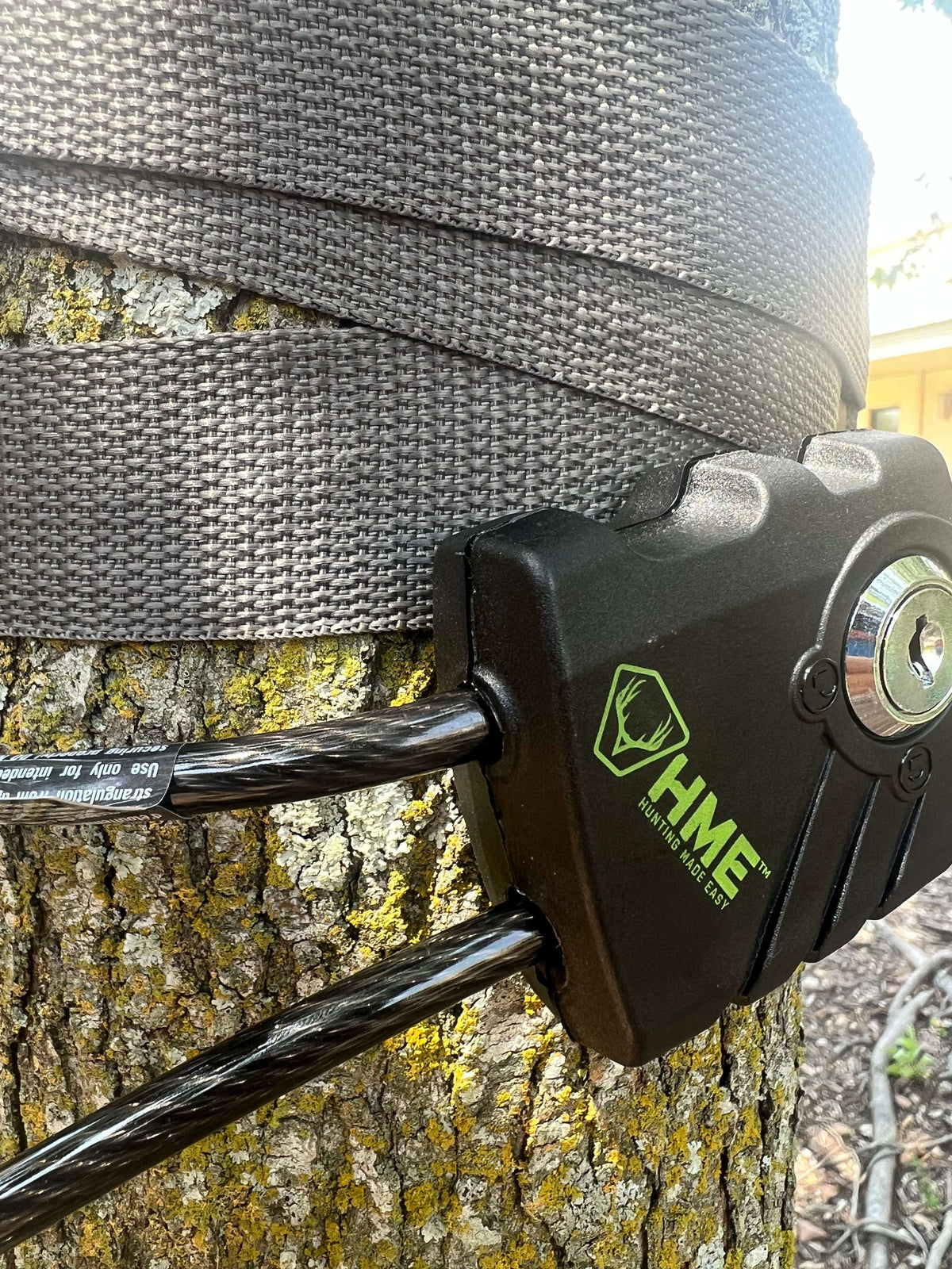 HME Trail Camera 5/16" Cable Lock, 7FT Long