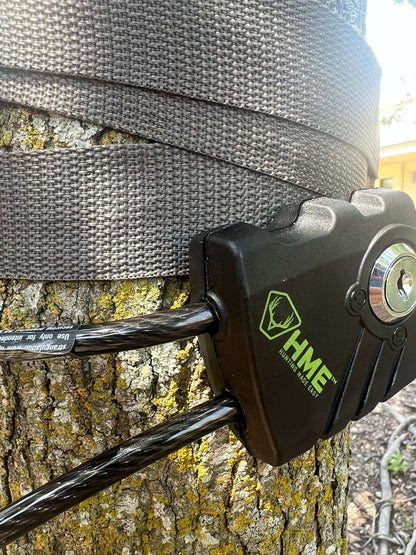 HME Trail Camera 5/16" Cable Lock, 7FT Long