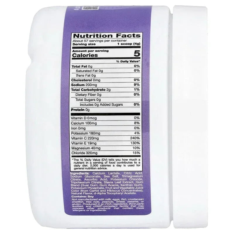 California Gold Nutrition, HydrationUP®, Electrolyte Drink Mix with Calcium, Potassium, Vitamin C, and Vitamin E