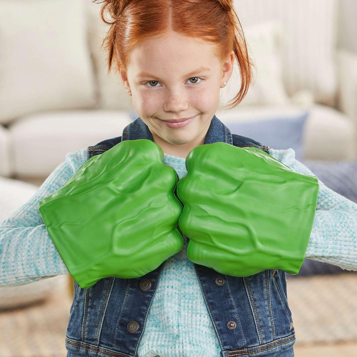 Marvel Avengers Hulk Gamma Smash Fists Role Play Toy for Kids, Stocking Stuffers for Kids 5 and up