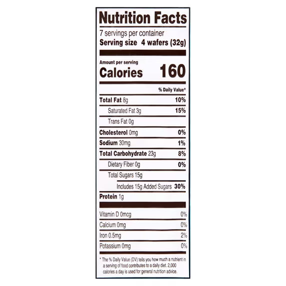 Great Value Strawberry Flavor Wafer Cookies, 8 oz