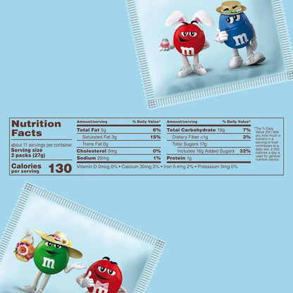 M&M's Milk Chocolate Fun Size Easter Basket Stuffers - 10.53 oz Bag