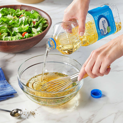 Great Value Vegetable Oil, Heart Healthy and Versatile, 48 fl oz Bottle