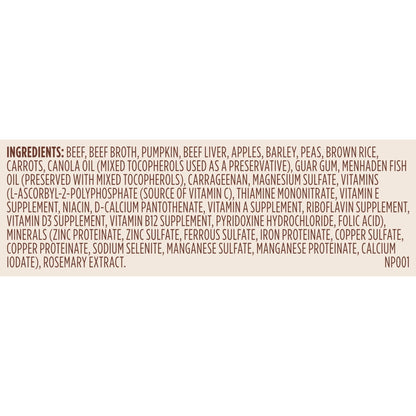 Nutrish Real Beef & Pumpkin Recipe Whole Health Blend Premium Paté Wet Dog Food, 13 oz. Can (Rachael Ray)