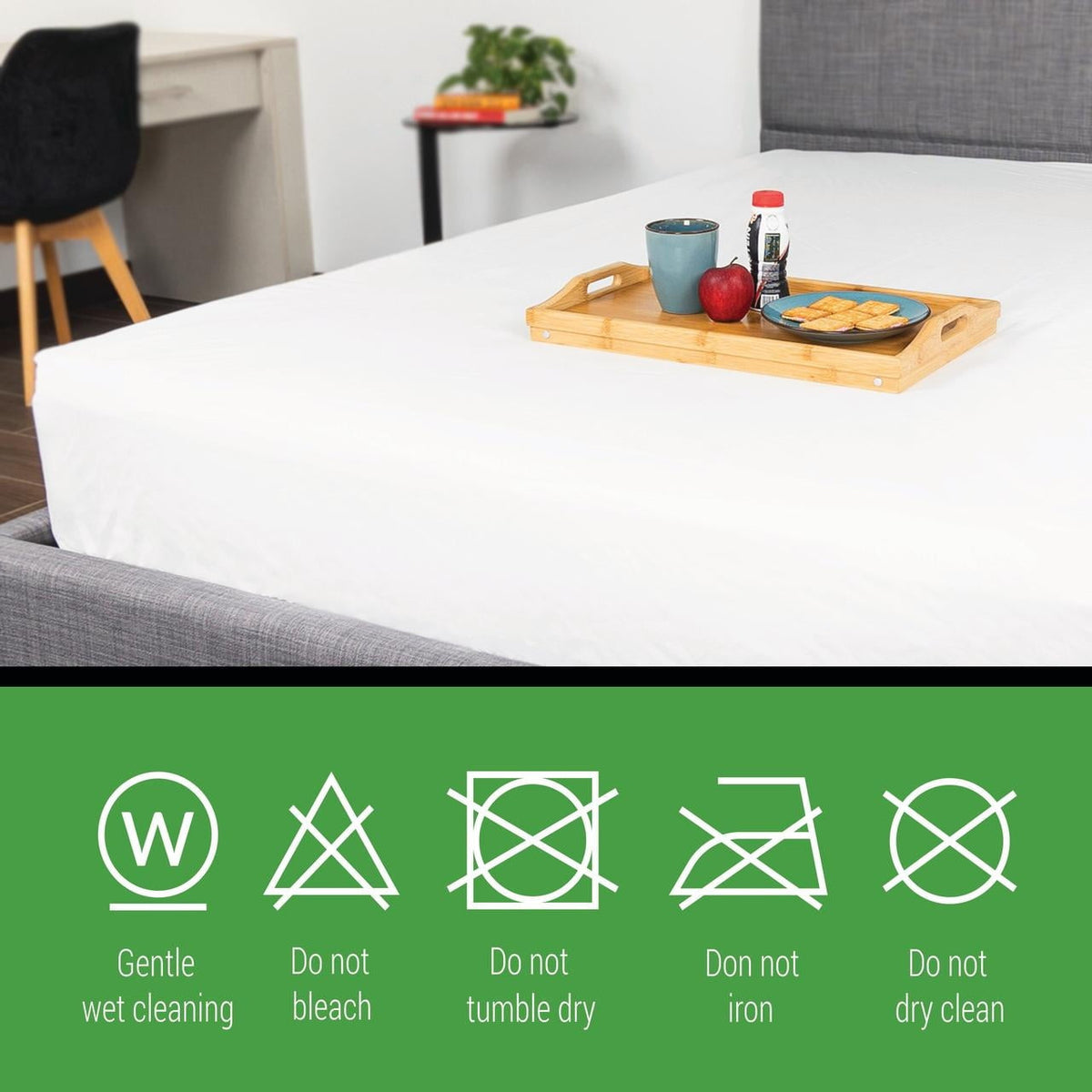 (2 pack) NexGen Waterproof Zippered Mattress Protector Mainstays
