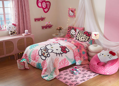 Hello Kitty Plush Table Lamp 15" H - Adorable Plush Light for Kids' Rooms