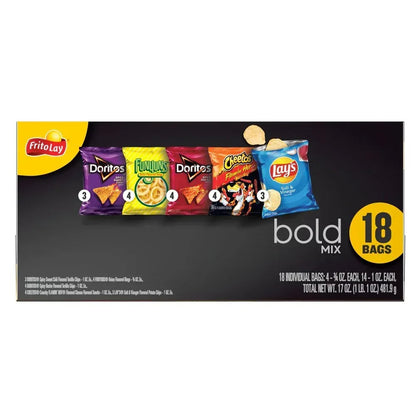 Bold Mix Variety Pack Snack Chips, 18 Count Multipack
