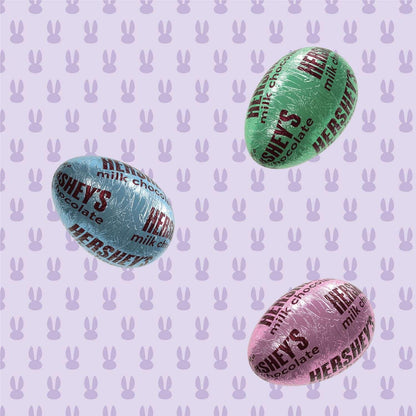 Hershey's Milk Chocolate Eggs Easter Candy, Bag 9 oz