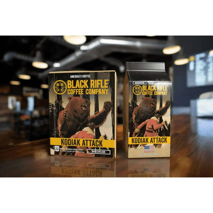 Black Rifle Coffee Company Kodiak Attack, Medium Roast, Ground Coffee, 12 oz