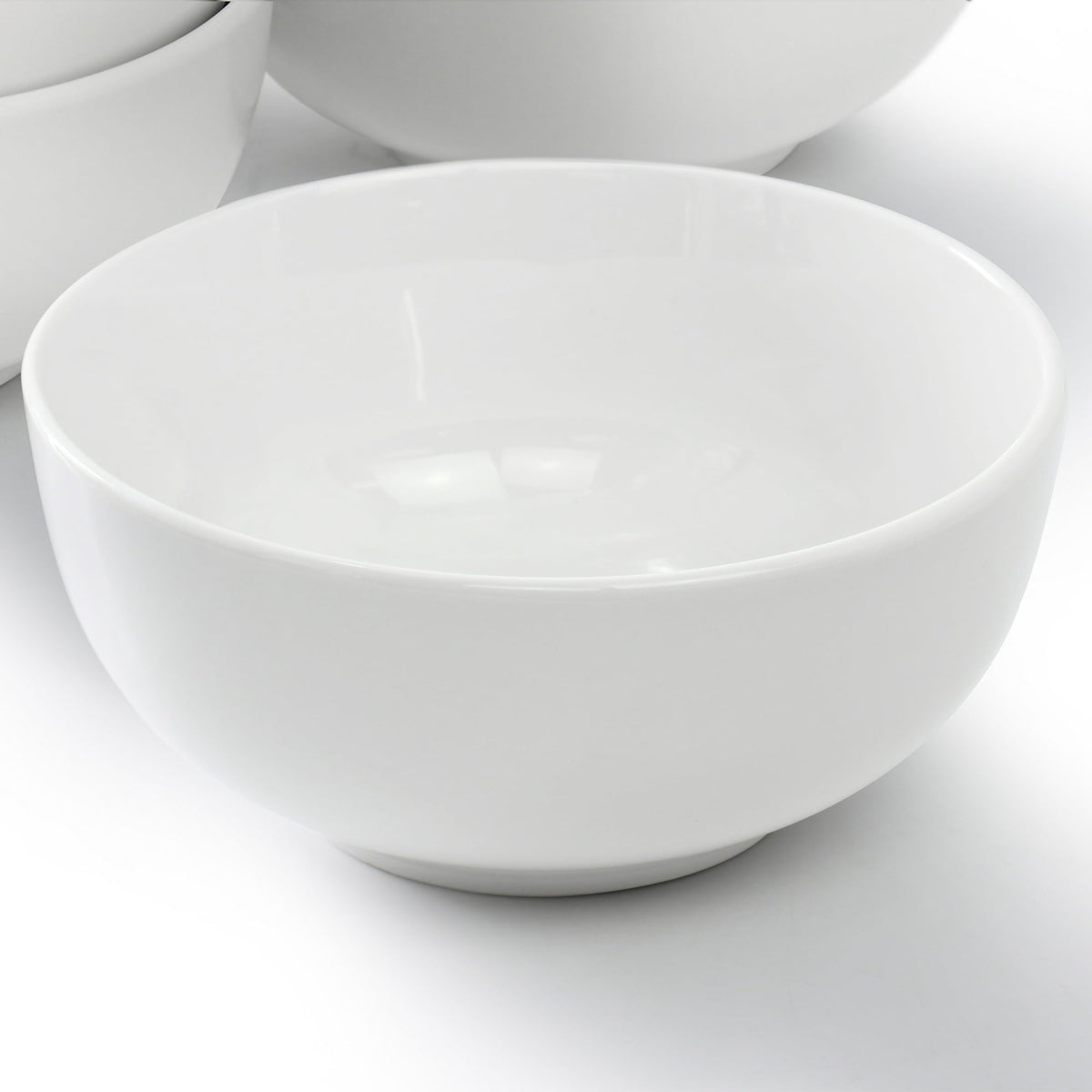 Elama Professional Kitchen 12 Piece Porcelain Bowl Set in White