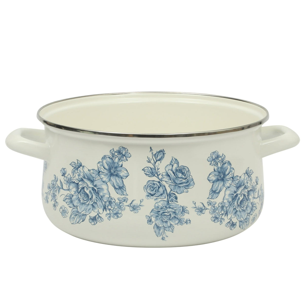 The Pioneer Woman Agatha Enamel-on-Steel 6-Quart Dutch Oven, Blue