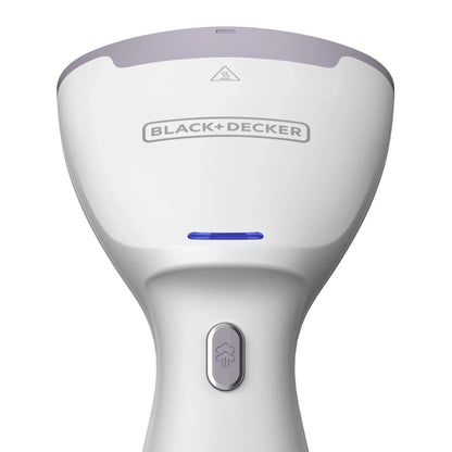 BLACK+DECKER 1000W Compact Garment Steamer with Pump Heater, Removable Water Tank, and Quick Heat-up