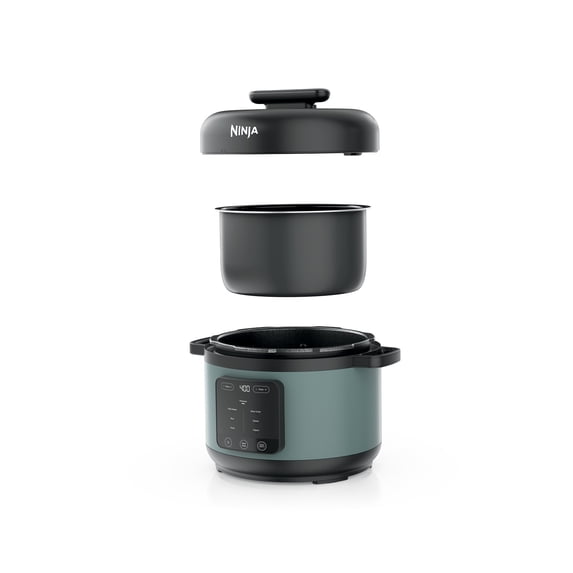 Ninja HyperHeat 8-in-1 6.5 Qt Pressure Cooker, Steam, Slow Cook, Sear, Yogurt & More, with SimpliServe Pot, PC200 Sage Leaf