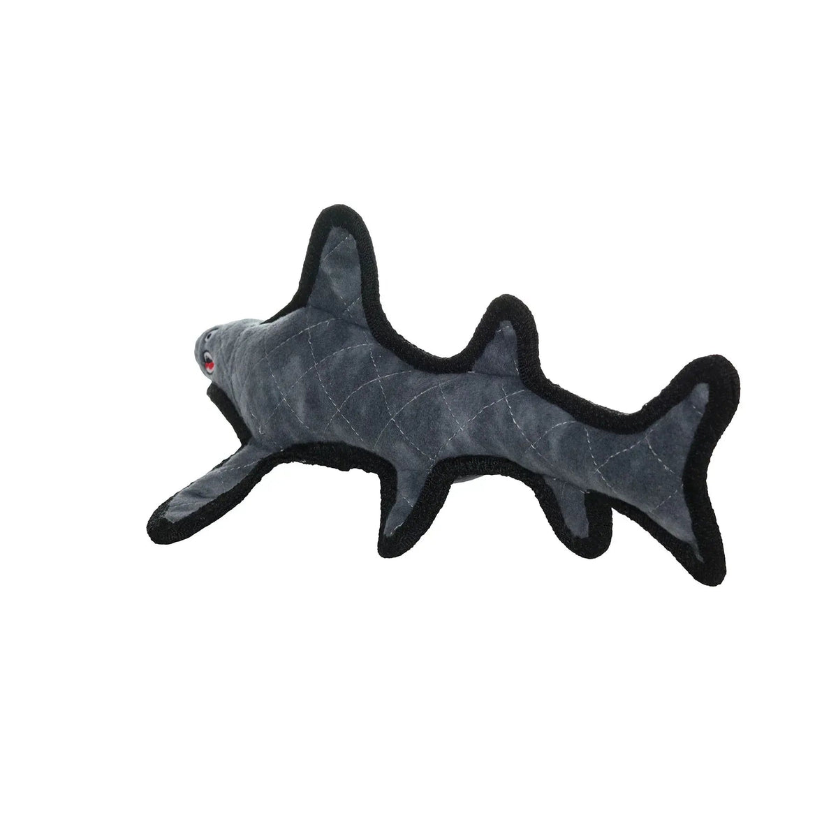 Tuffy Ocean Creature Shark Durable Plush Dog Toy with Squeaker
