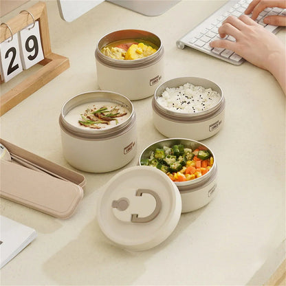 Stainless Steel insulated Lunch Box,Square Thermos Hot Food Container,Nsulated Sandwich Container,insulated Snack Containermini insulated Food Jar,Multi Function Food Container for Preserving Food