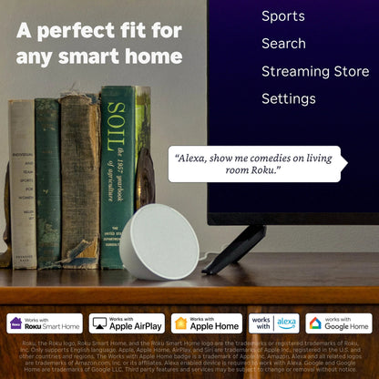 Roku Streaming Stick Plus 2025 - 4K & HDR Roku Streaming Device for TV with Voice Remote - Free & Live TV