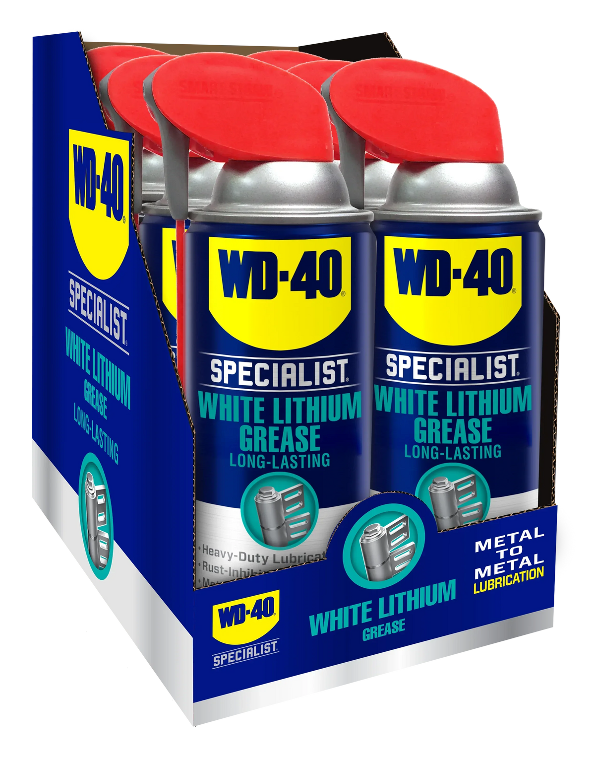 WD-40 Specialist White Lithium Grease Protective Spray, 10 oz