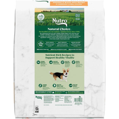 Nutro Natural Choice Adult Small Breed Dry Dog Food, Chicken And Brown Rice