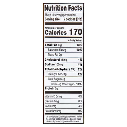 Great Value Pecan Shortbread Cookies, 11.3 oz