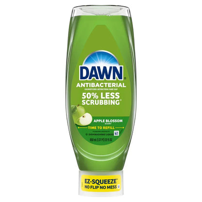 Dawn Ultra Antibacterial EZ-Squeeze Hand Soap, Apple Blossom, 6x22 fl oz