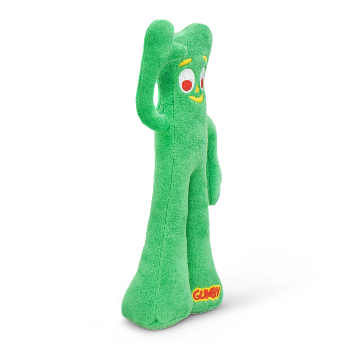 Multipet Gumby Plush Dog Toy, Green, Squeaker
