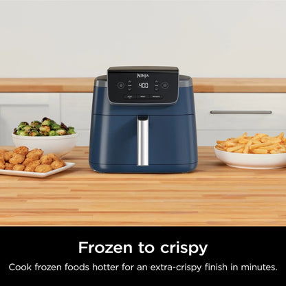 Ninja Pro 3-in-1 Air Fryer, XL 5-Qt Basket, 3 Functions, Air Crisp Technology, Non-Stick, Crisper Plate, AF140WMNV Navy