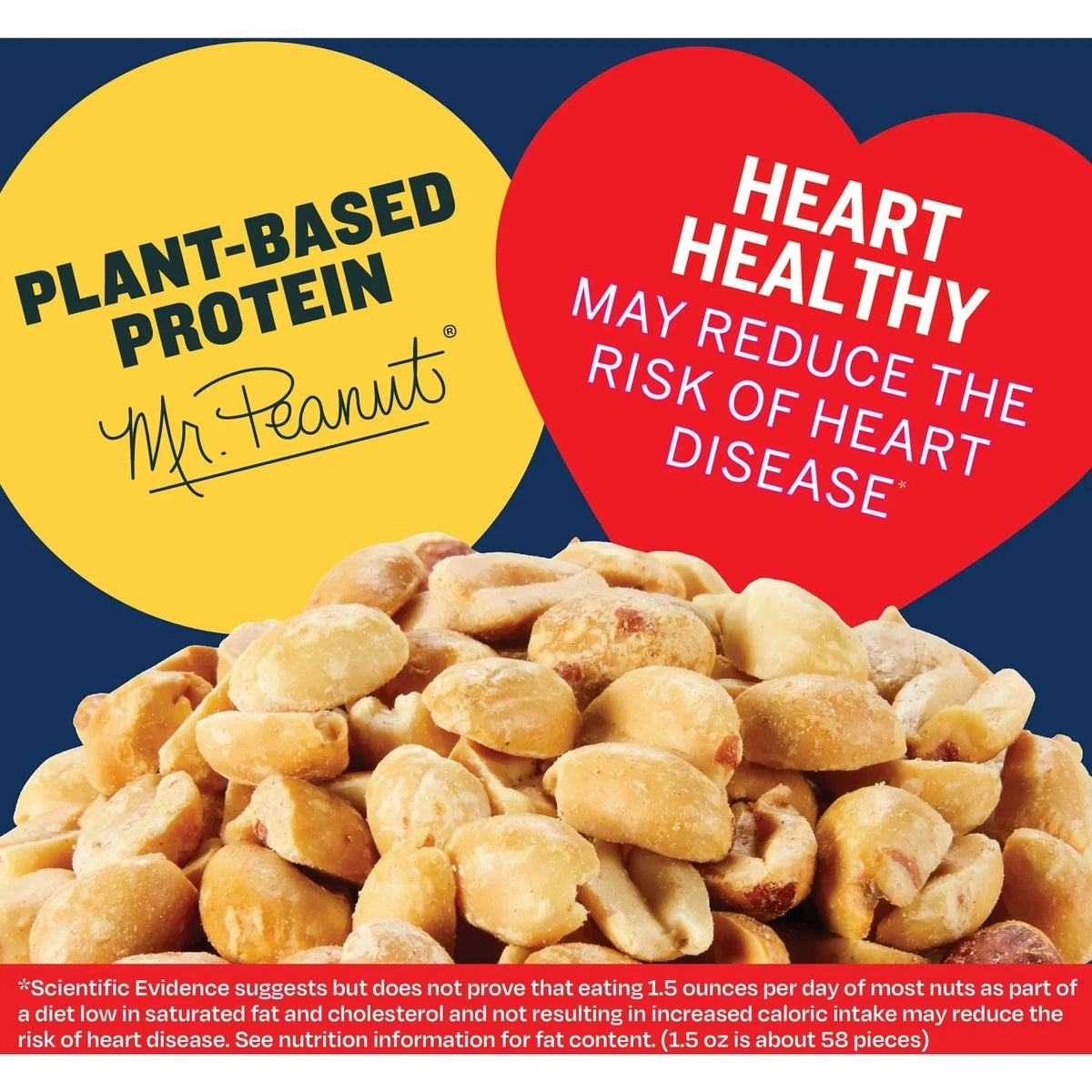 PLANTERS Lightly Salted Dry Roasted Peanuts, Party Snacks, Plant Based Protein, 16 oz Jar