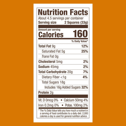 GHIRARDELLI Milk Chocolate Candy SQUARES with Caramel Waffle Cone Filling, 5.2 oz Bag