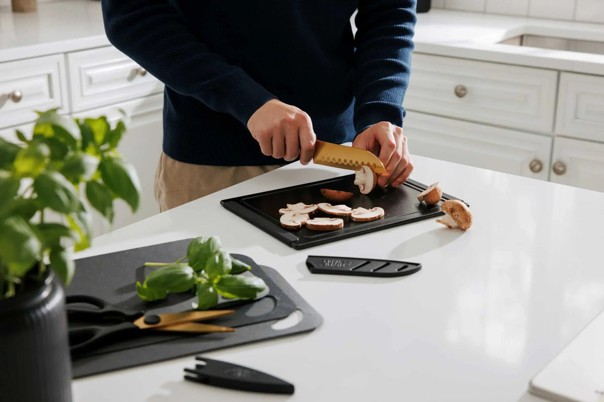 Thyme & Table 20-Piece Knife Set - Black