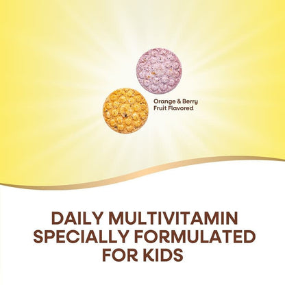 Nature's Way, Alive!® Kids, Chewable Multivitamin, Ages 2+, Orange & Berry Fruit, 120 Chewable Tablets