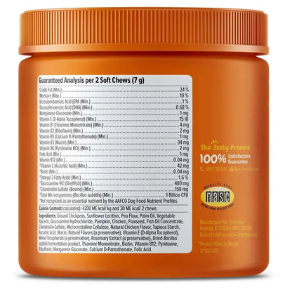 Zesty Paws 8-in-1 Multivitamin Bites for Dogs, for Overall Wellbeing Chicken Flavor, 90ct