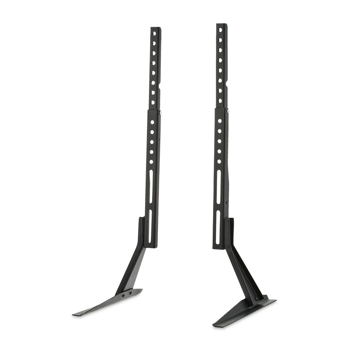 onn Tabletop TV Stand for 37" to 70" TVs, Holds up to 110 lbs, Black- Metal Legs for Tabletop