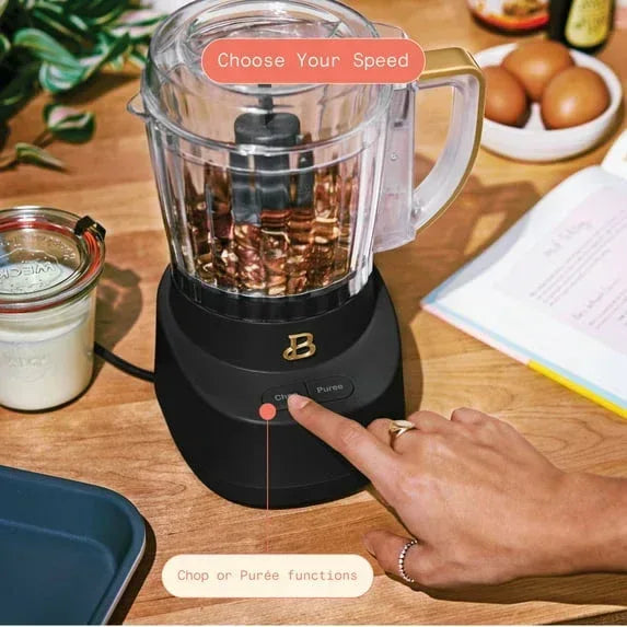 Beautiful 3-Cup Food Chopper, by Drew Barrymore