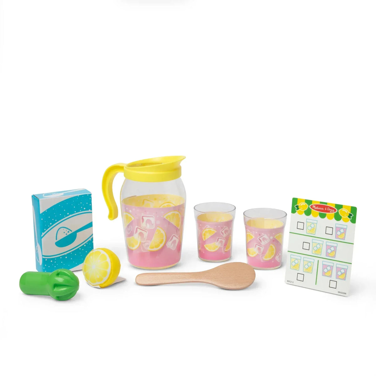 Melissa & Doug Lemonade Pretend Play Food and Drink Toy for Toddlers, Preschoolers, and Kids Ages 3+ - FSC Certified