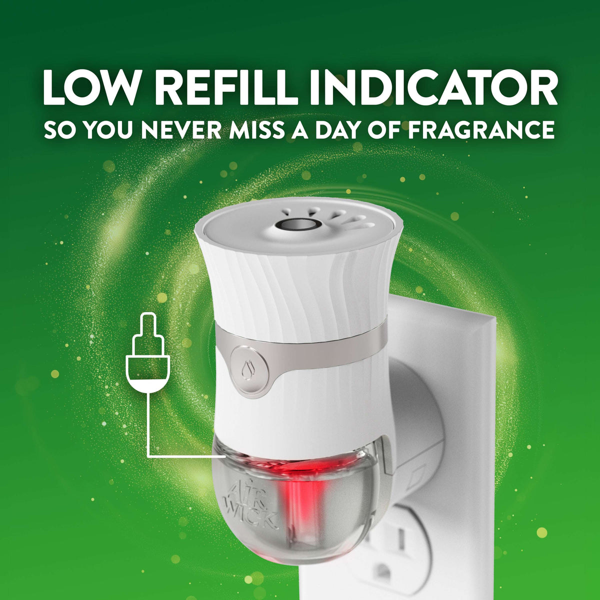 Air Wick Plug-in Scented Oil Air Freshener Refills Lush Honeysuckle Calming Sea Spray Sweet Peach 4 Count