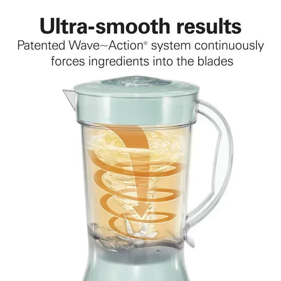 Hamilton Beach Smoothie Blender for Kitchen, 48 oz Jar, Great for Smoothies, Shakes and More, Mint