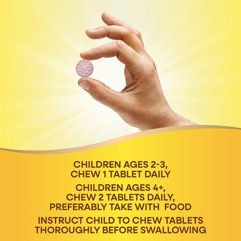 Nature's Way, Alive!® Kids, Chewable Multivitamin, Ages 2+, Orange & Berry Fruit, 120 Chewable Tablets