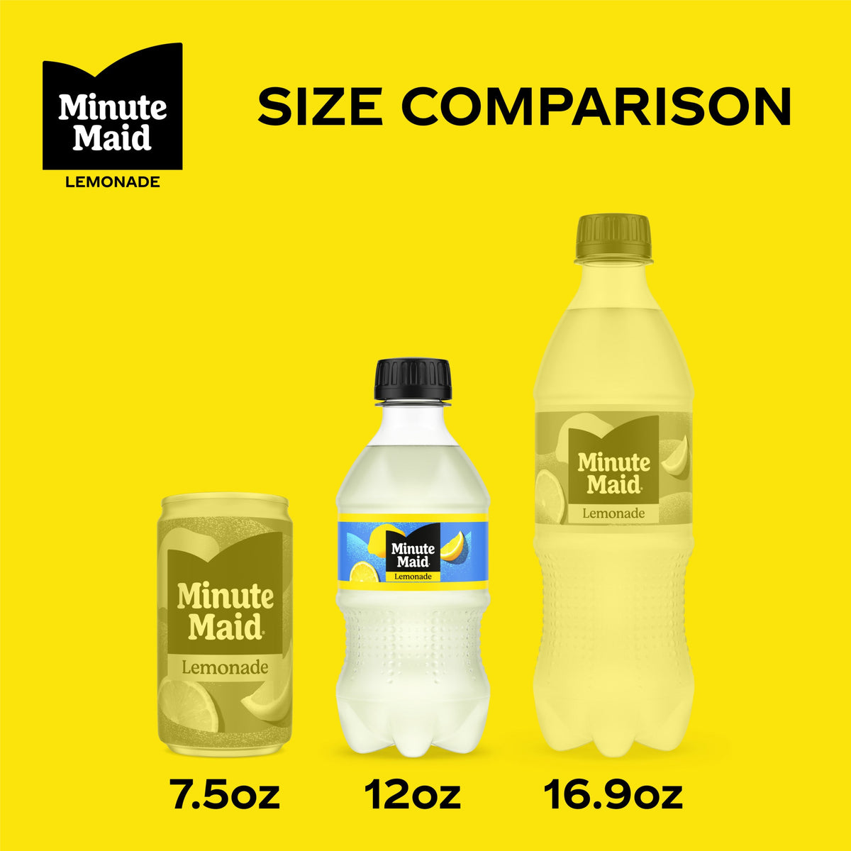 Minute Maid Lemonade Bottles, 12 fl oz, 6 Pack